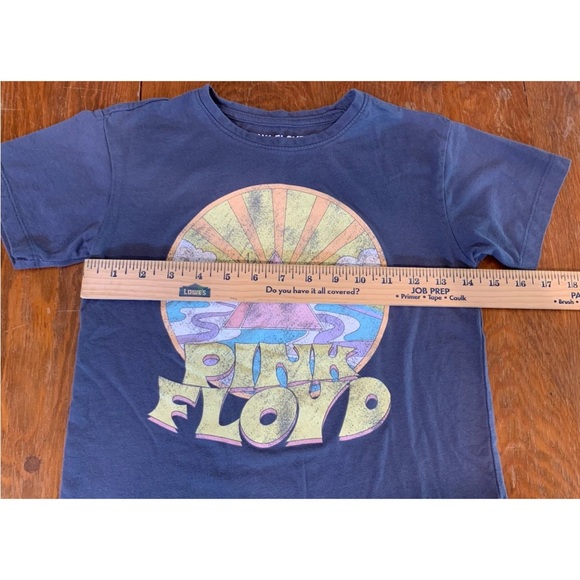 Pink Floyd blue graphic T-shirt Kids M (7-8) 1987 LOGO - Picture 6 of 6